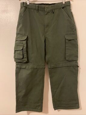 Boy Scouts Of America Mens 34x25 Classic Centennial Canvas Zip-Off Uniform Pants